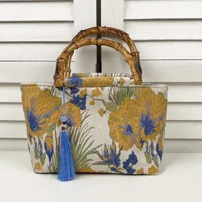  Vintage Bamboo Tote Bag
